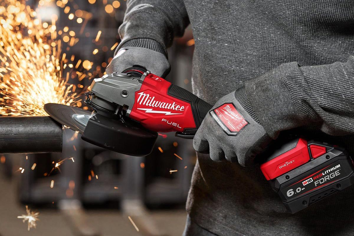 Milwaukee power tool in use
