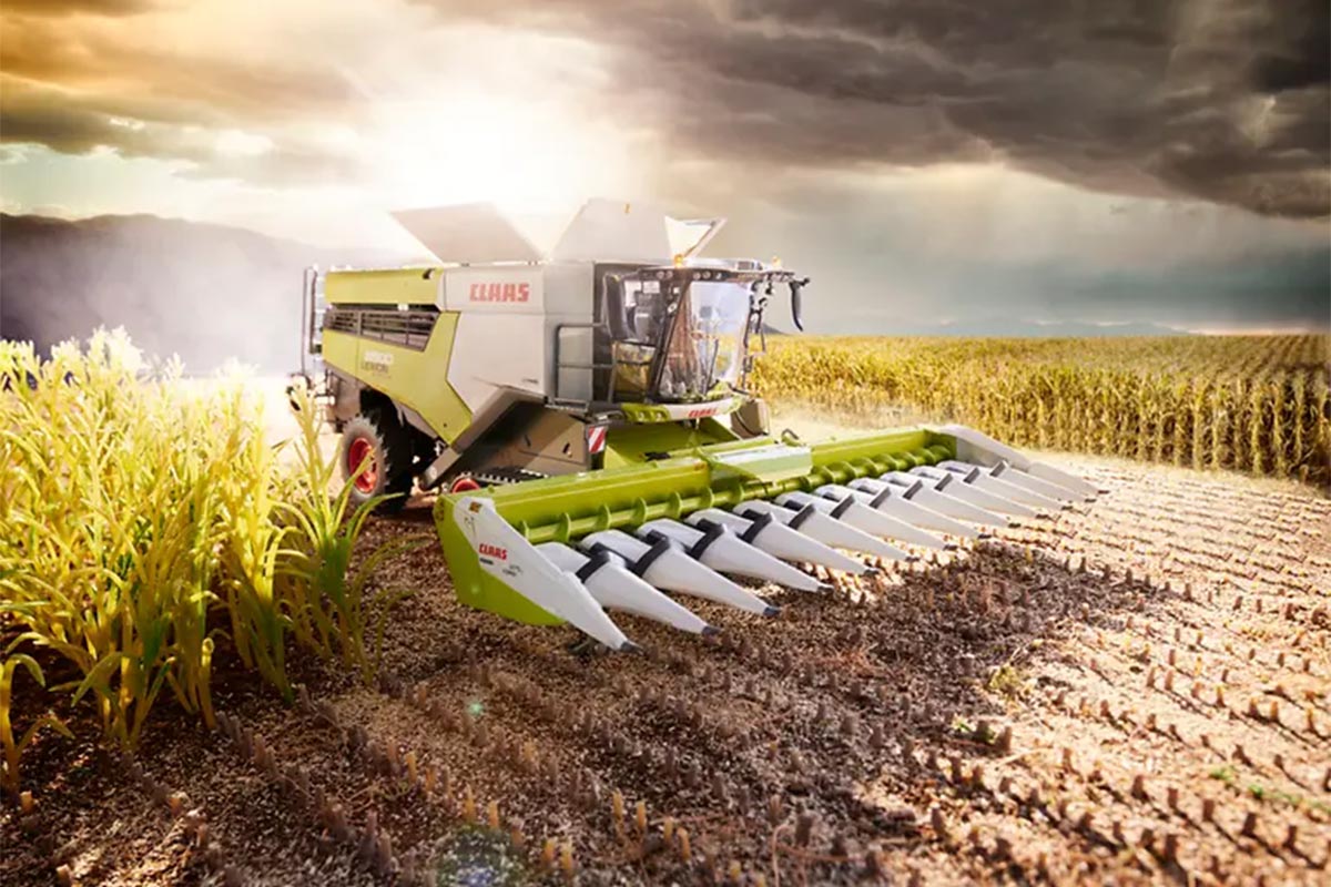 CLAAS model farm machinery
