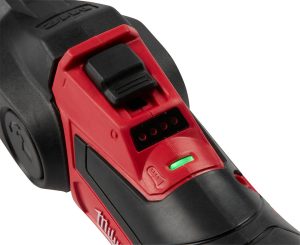 Close-up of the Milwaukee M12 soldering iron head