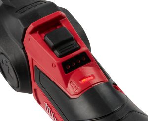 Milwaukee M12 soldering iron with battery fitted