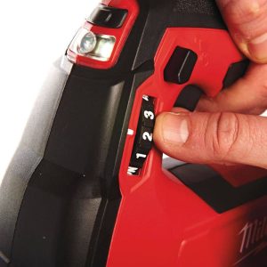 Milwaukee M18 grease gun in use