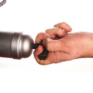 Milwaukee M18 grease gun in use