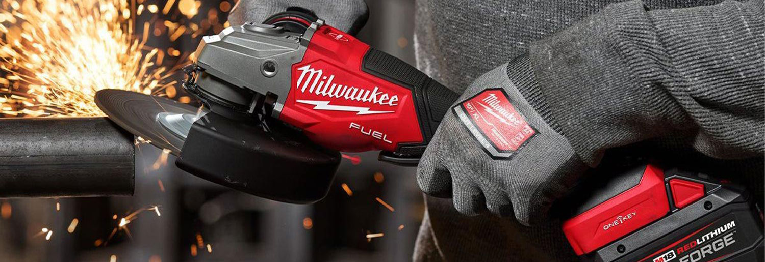 Milwaukee power tool in use