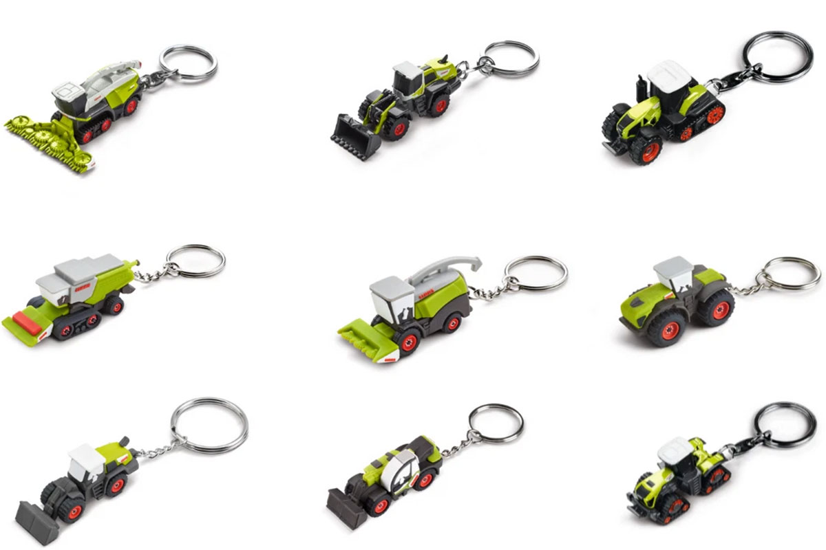 Selection of CLAAS keyrings