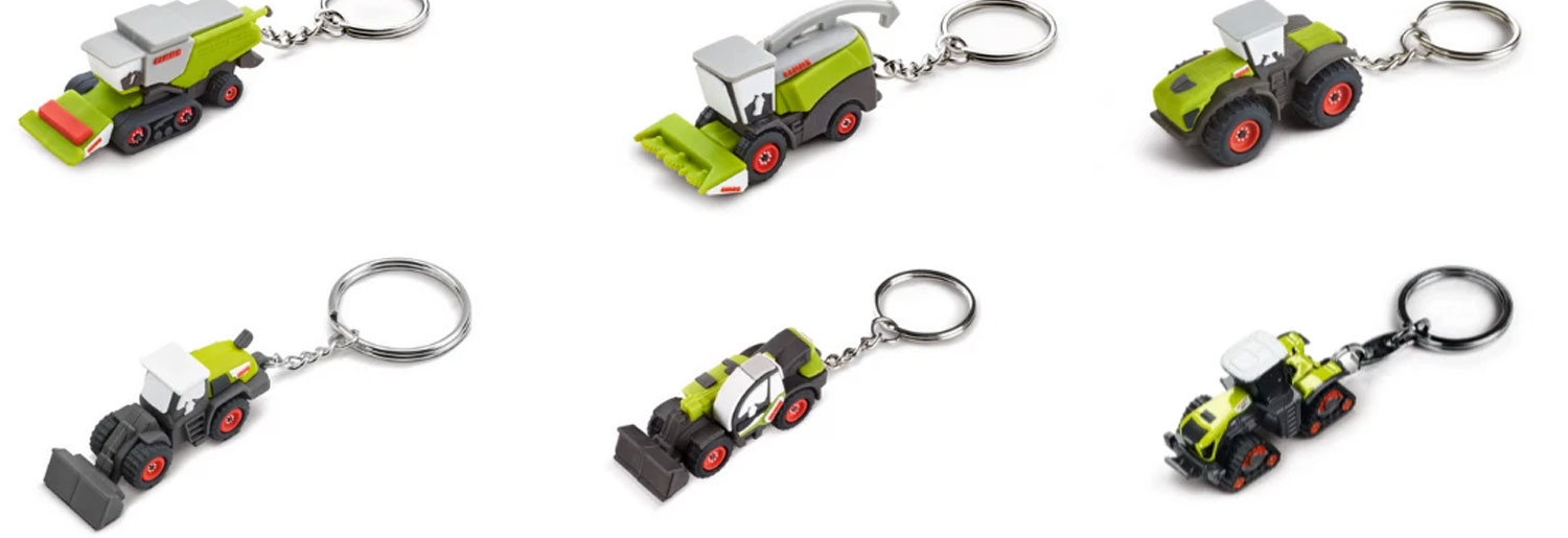 Selection of CLAAS keyrings