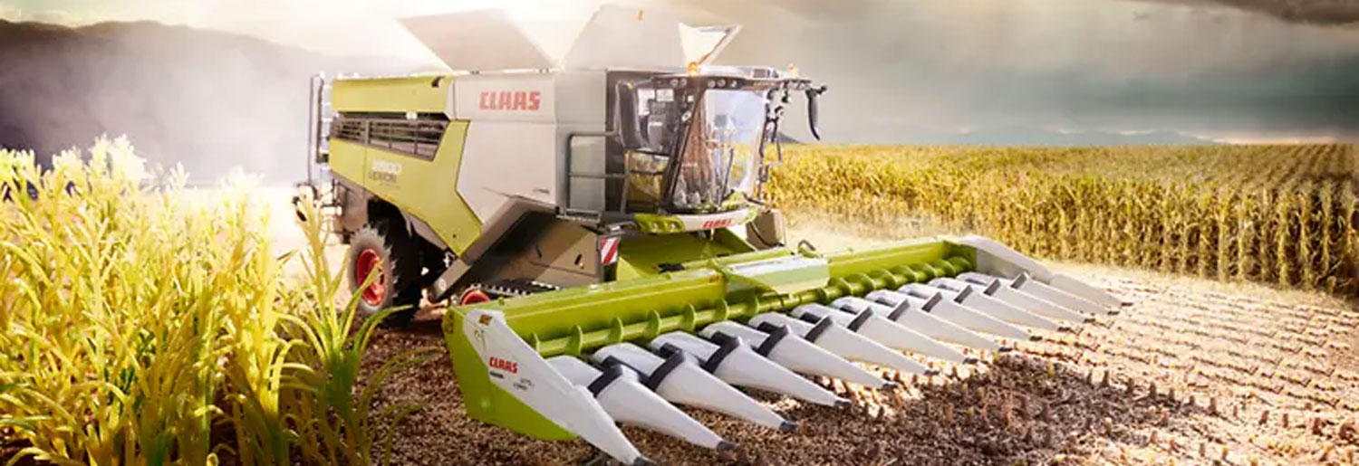 CLAAS model tractors and farm machinery toys
